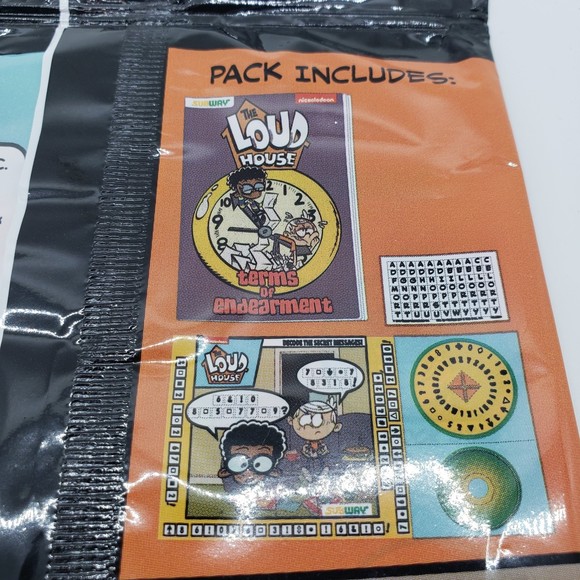 Subway Nickelodeon Kids THE LOUD HOUSE Comic Book with Decoder Activity, NEW - Picture 2 of 4